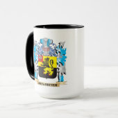Mcwhirterの紋章付き外衣-家紋 マグカップ (正面左)