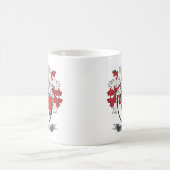 McWilliamsの家紋の紋章付き外衣 コーヒーマグカップ (中央)