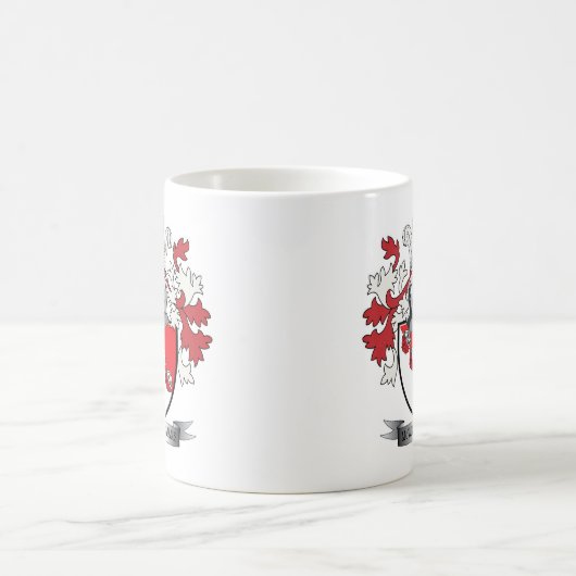 McWilliamsの家紋の紋章付き外衣 コーヒーマグカップ (中央)