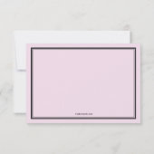 MDの卒業のピンクはNotecard感謝していしています ノートカード (裏面)