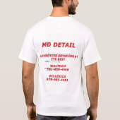 mdの詳細第2のワイシャツ tシャツ (裏面)