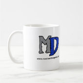 MDの青いドラゴン11oz。 マグ (左)