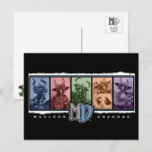 MDカラーバーロゴはがき ポストカード (正面/裏面)