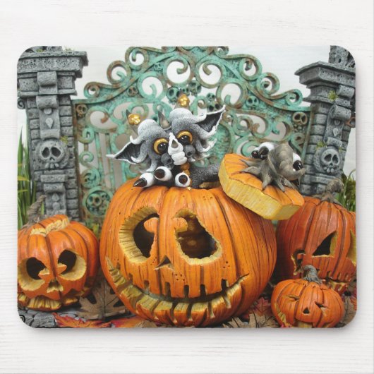 MDハロウィンのマウスパッド マウスパッド (正面)