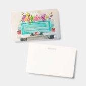 MDフローラトラックバッジ バッジ (Front & Back)