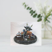 MDブラックテディドラゴン ポストカード (スタンド正面)