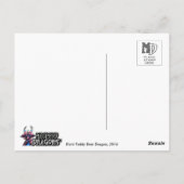 MDブラックテディドラゴン ポストカード (裏面)