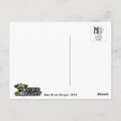 MDベビーブロックドラゴンポストカード ポストカード (裏面)