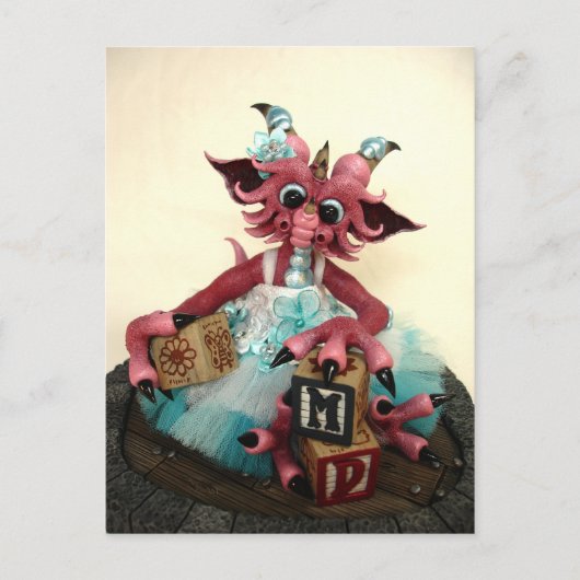 MDベビーブロックドラゴンポストカード ポストカード (正面)