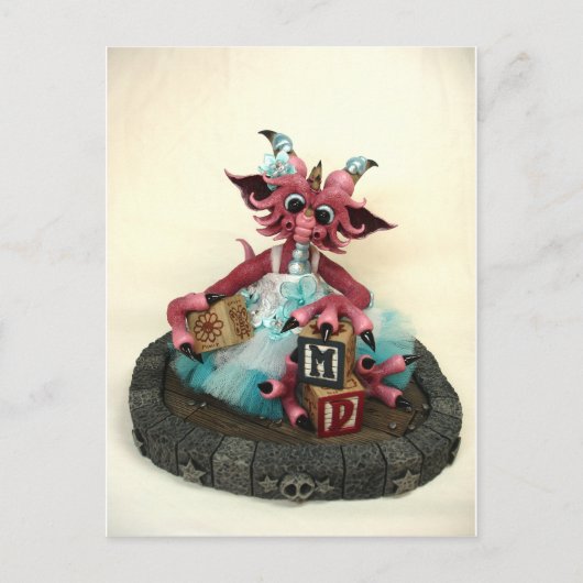 MDベビーブロックドラゴンポストカード ポストカード (正面)