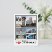 MDモルドバ – チシナウ –  ポストカード (スタンド正面)