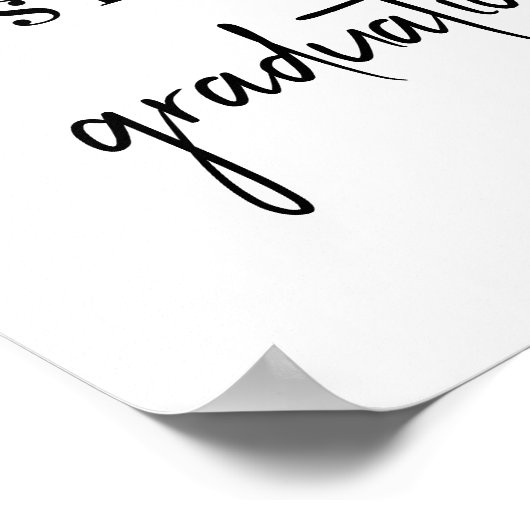 MD医モダン医の卒業へようこそ ポスター (角)