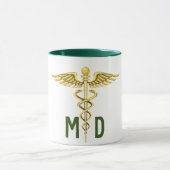 md医師の医業の表彰記号 マグカップ (中央)