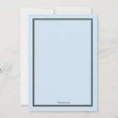 MD卒業招待状青 招待状 (裏面)