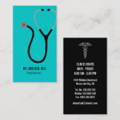 MD博士-聴診器の名刺 名刺 (正面/裏面)