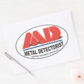 MD楕円ステッカー 楕円形シール (封筒)