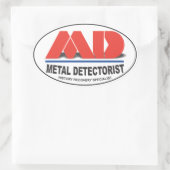 MD楕円ステッカー 楕円形シール (バッグ)