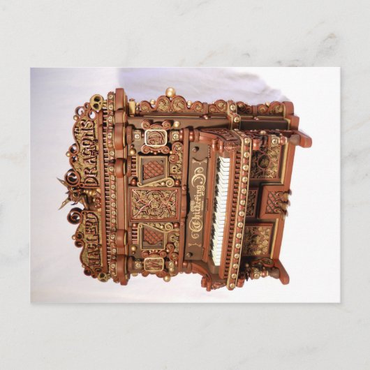 MD オールド・ワールド・ピアノ ポストカード (正面)