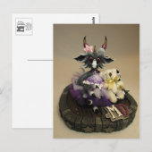 MD Branwyn Teddy Bear Dragonはがき ポストカード (正面/裏面)