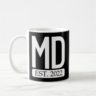 Md Est 2022新しいドクター院長Md Medical Doctor コーヒーマグカップ