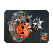 MD Halloween Dragon 3" x 4"フォトマグネット マグネット (横)