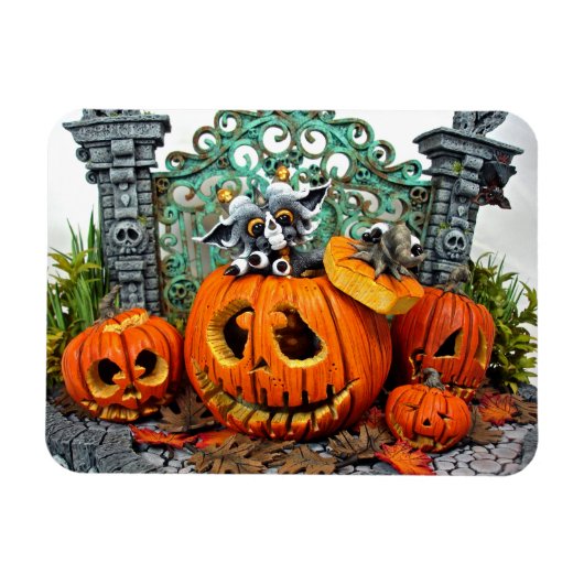 MD Pumpkin Dragon 3" x 4"フォトマグネット マグネット (横)