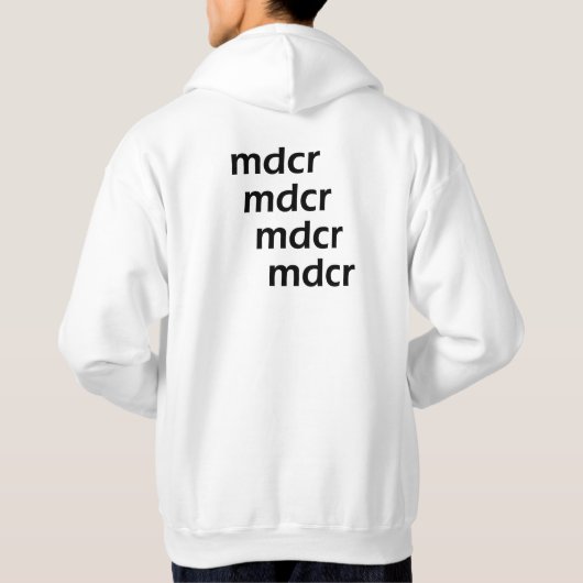Mdcr Mdcr Mdcr Mdcr, pep geadiola パーカ (裏面)