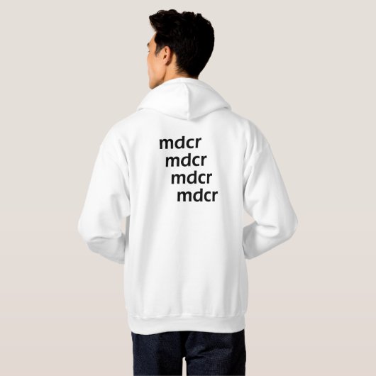 Mdcr Mdcr Mdcr Mdcr, pep geadiola パーカ (裏面フル)