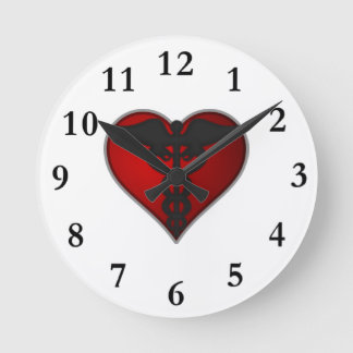 MDF時計 ラウンド壁時計