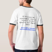 MDG 3 Tシャツ (裏面フル)