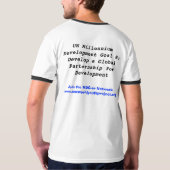 MDG 8 Tシャツ (裏面フル)