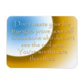 MDillonデザインによる寿命は短い マグネット (横)