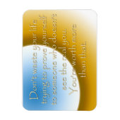 MDillonデザインによる寿命は短い マグネット (縦)