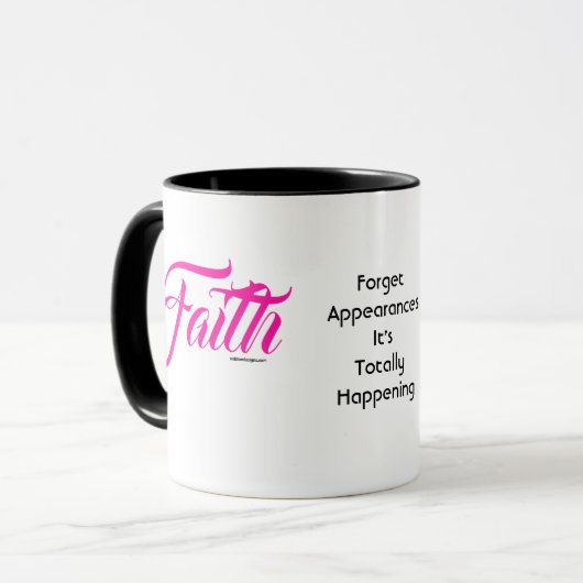 MDILLONDESIGNS.COMプレゼント#FAITH マグカップ (正面左)