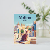 Mdina マルタ島 ポストカード (スタンド正面)