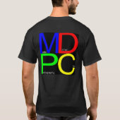 MDPCはTシャツを着色します Tシャツ (裏面)