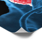 (MDR)クレブシエラ・ニューモニエ抽象芸術・アート生物学 ポスター (角)