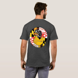 MDRidersレッド文字フロントロゴバック Tシャツ