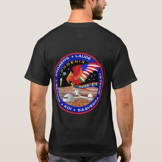 MDRS 315火星アナログ Tシャツ (裏面)