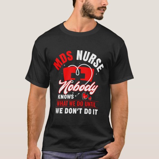 MdsナースおもしろいMds看護Mdsナース1 Tシャツ (正面)