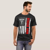 MDSナース米国国旗MDS看護 Tシャツ (正面フル)