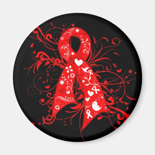 MDSフローラスワーズリボン マグネット (正面)