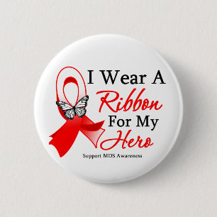 MDS I Wear a Ribbon For My Hero 缶バッジ