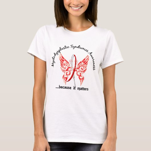 MDS Myelodysplastic Syndrome Awareness Tシャツ (正面)