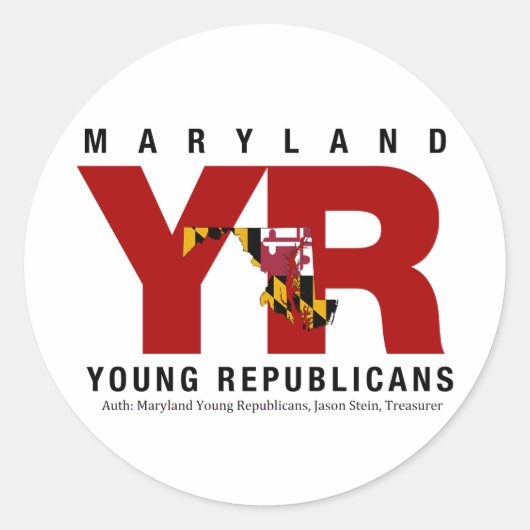 MDYRステッカー ラウンドシール (正面)