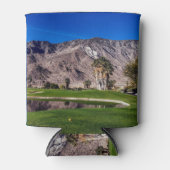 Meカスタム近くのゴルフコース写真ビパーソナライズされたール 缶クーラー (正面)