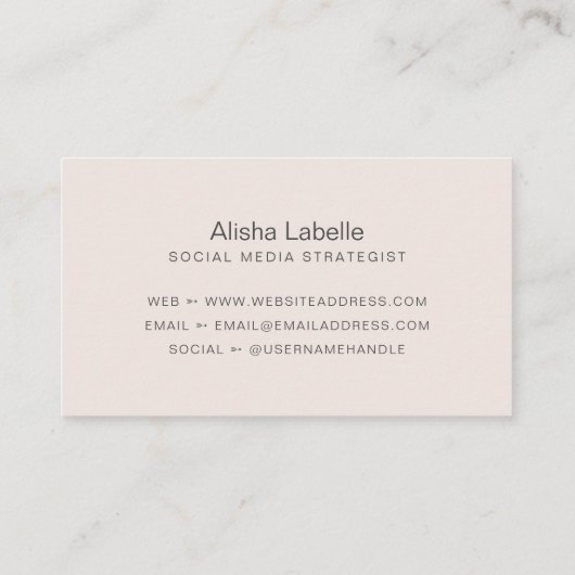 Meソーシャル後を追メディア広場グリッド写真コラージュ 名刺 (裏面)