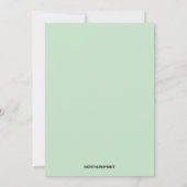 Meノートの編忘れ集可能な招待状カード 招待状 (裏面)