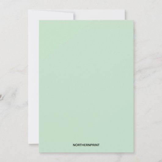 Meノートの編忘れ集可能な招待状カード 招待状 (裏面)