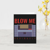 Meマジ90sレトロビデオゲームヴィンテージゲーマー カード (黄色い花)